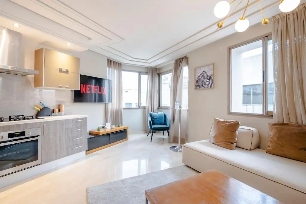 #56 Maarif Racine Urban Massira Near Twin Center Apartment Casablanca